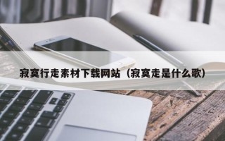 阜宁寂寞行走素材下载网站（寂寞走是什么歌）